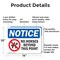 Signmission No Horses Beyond This Point OSHA Notice Sign, Aluminum, 14in W x 10in L, 2PK OS-2PACK-NS-A-1014-L-14657 - alternate 7